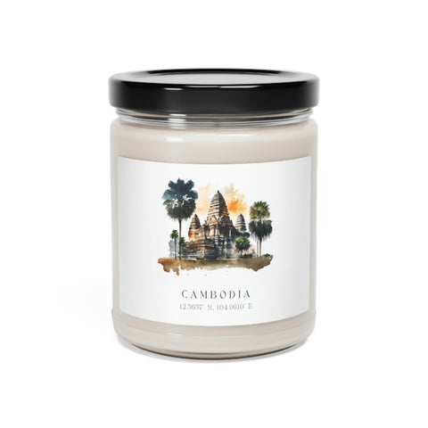 Angkor Wat, Cambodia - Scented Soy Candle, 9oz