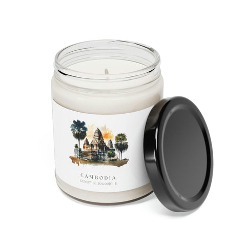 Angkor Wat, Cambodia - Scented Soy Candle, 9oz