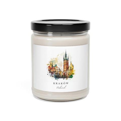 Krakow, Poland Scented Soy Candle, 9oz