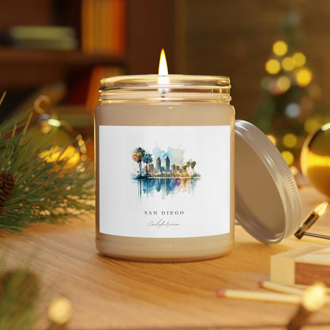 San Diego, California Scented Candle, 9oz