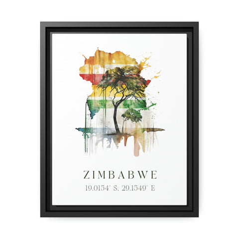 Zimbabwe travel art - Africa, Zimbabwe Wall Art