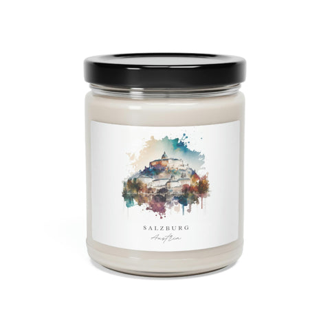 Salzburg, Austria Scented Soy Candle, 9oz