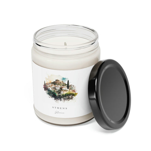 Athens, Greece Scented Soy Candle, 9oz