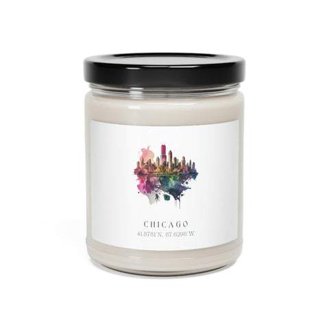 Chicago, Illinois Scented Soy Candle, 9oz