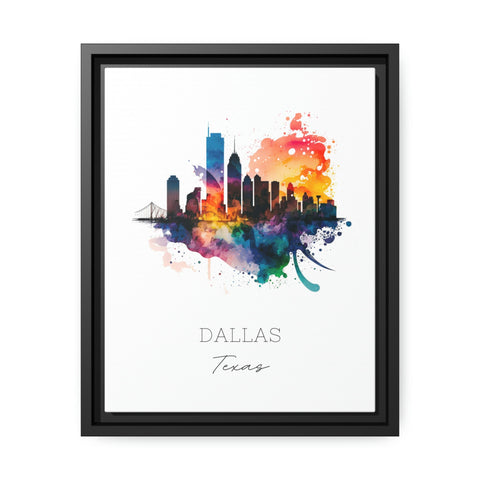 Dallas traditional travel art - Texas, Dallas poster, Wedding gift, Birthday present, Custom Text, Personalised Gift