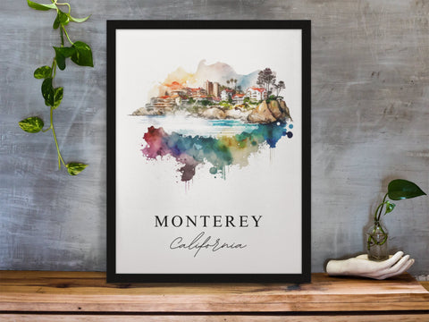 Monterey travel art - California, Monterey Wall Art