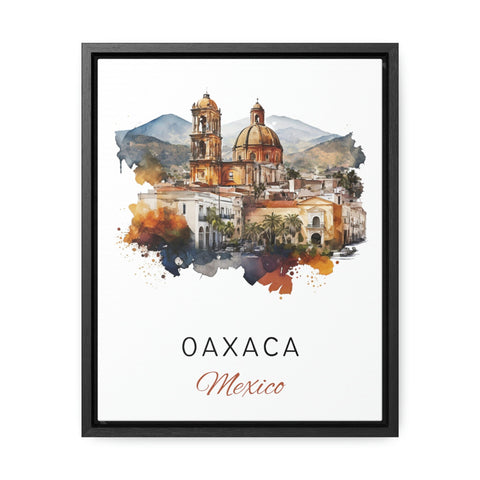 Oaxaca traditional travel art - Mexicio, Oaxaca poster, Wedding gift, Birthday present, Custom Text, Personalised Gift