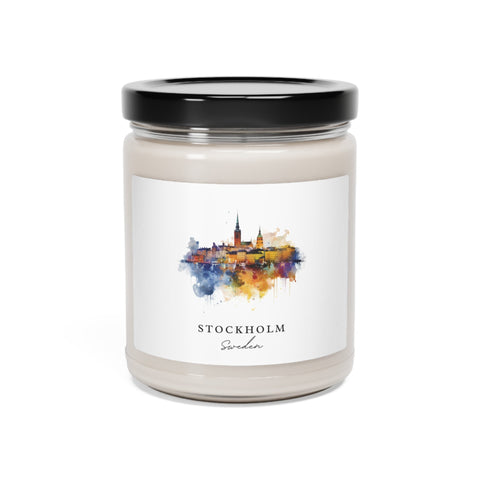 Nordic Serenity: A Stockholm-Inspired Candle, Illuminating Swedish Tranquility