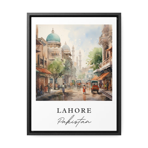 Lahore traditional travel art - Pakistan, Lahore poster, Wedding gift, Birthday present, Custom Text, Personalised Gift