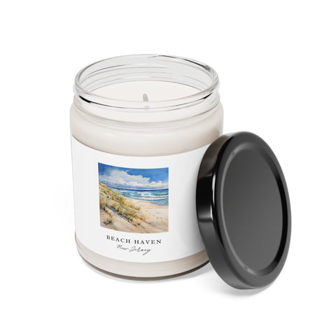Beach Haven, Long Beach Island New Jersey, Scented Soy Candle, 9oz