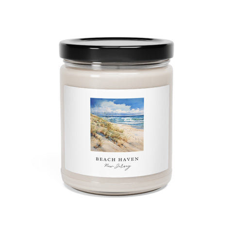 Beach Haven, Long Beach Island New Jersey, Scented Soy Candle, 9oz
