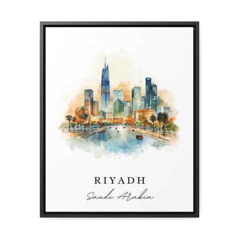 Riyadh traditional travel art - Saudi Arabia, Riyadh poster, Wedding gift, Birthday present, Custom Text, Personalized Gift