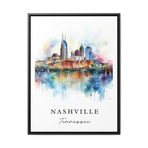 Nashville traditional travel art - Tennessee, Nashville poster, Wedding gift, Birthday present, Custom Text, Personalized Gift