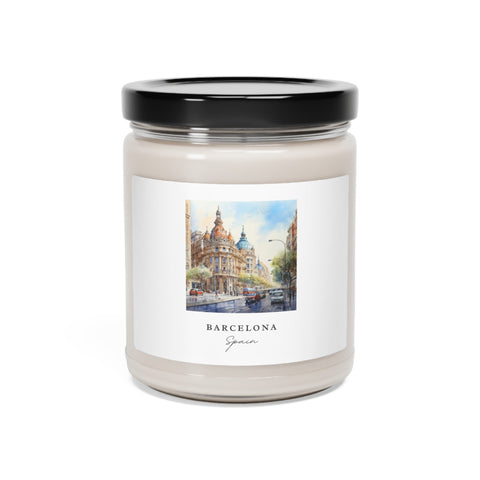 Barcelona Breeze: 9oz Spanish-Inspired Candle - Quintet of Mediterranean Scents