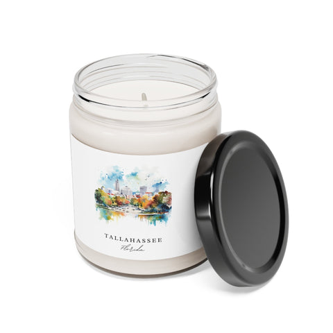 Tallahassee, Florida, Scented Soy Candle, 9oz - Several unique scent options