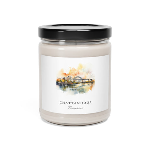 Chattanooga, Tennessee, Scented Soy Candle, 9oz - Several unique scent options