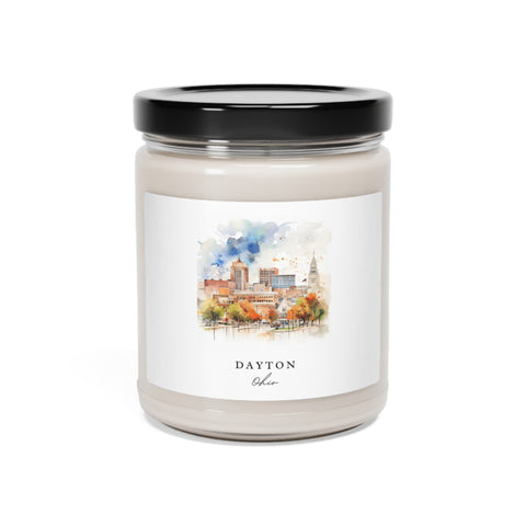 Dayton, Ohio, Scented Soy Candle, 9oz - Several unique scent options