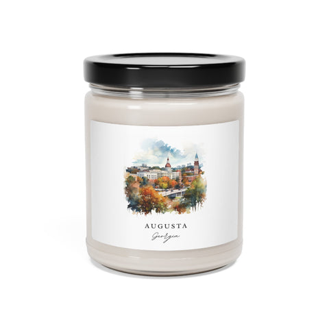 Augusta, Georgia, Scented Soy Candle, 9oz - Several unique scent options