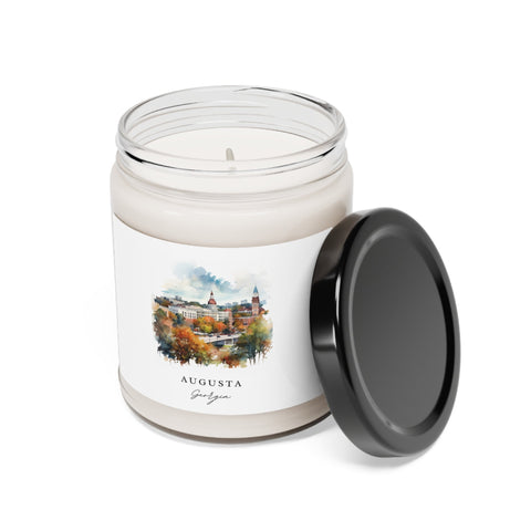 Augusta, Georgia, Scented Soy Candle, 9oz - Several unique scent options