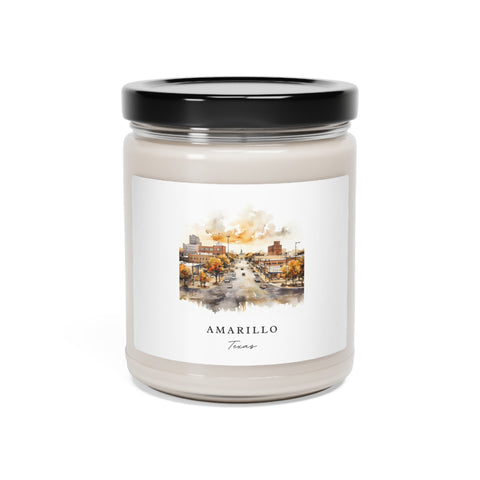 Amarillo, Texas, Scented Soy Candle, 9oz - Several unique scent options