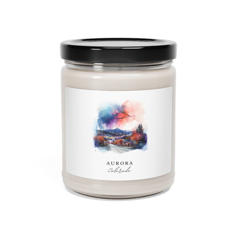 Aurora, Colorado, Scented Soy Candle, 9oz - Several unique scent options