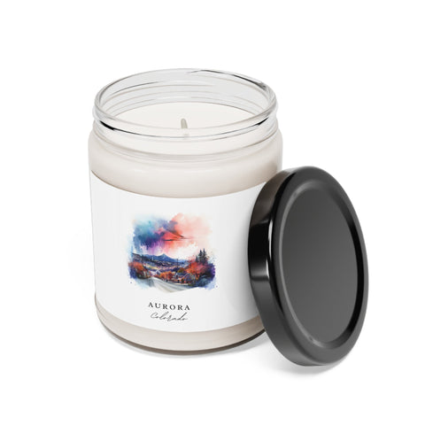 Aurora, Colorado, Scented Soy Candle, 9oz - Several unique scent options