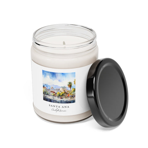 Santa Ana, California, Scented Soy Candle, 9oz - Several unique scent options