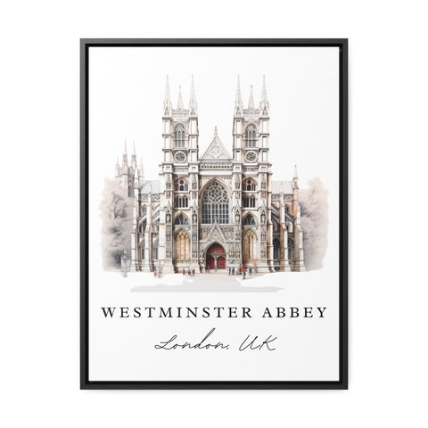 Westminster Abbey Pencil Sketch travel art - London, Westminster print, Wedding gift, Birthday present, Custom Text, Perfect Gift
