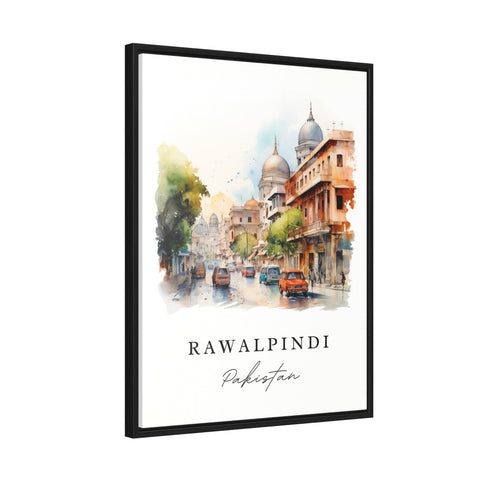 Rawalpindi traditional travel art - Pakistan, Rawalpindi poster print, Wedding gift, Birthday present, Custom Text, Perfect Gift