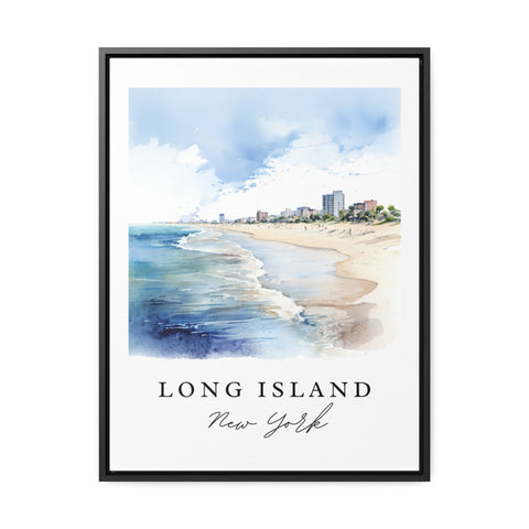 Long Island traditional travel art - New York, Long Island poster print, Wedding gift, Birthday present, Custom Text, Perfect Gift