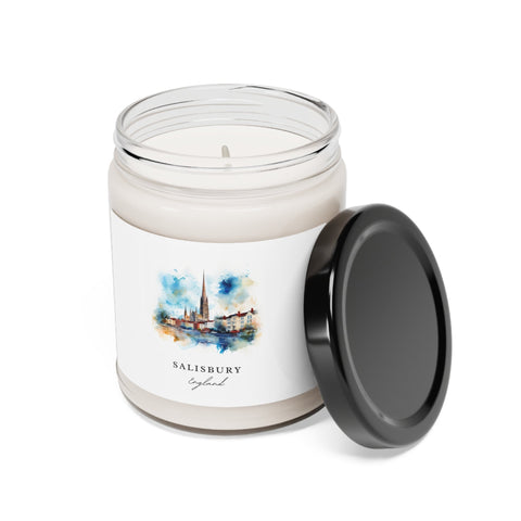 Salisbury England Scented Soy Candle, 9oz - Several unique scent options, Perfect Gift