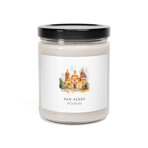 San Alejo, El Salvador, Scented Soy Candle, 9oz - Several unique scent options, Perfect Gift