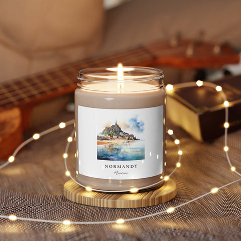 Normandy France Scented Soy Candle, 9oz - Several unique scent options, Perfect Gift