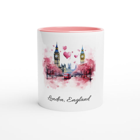 London England Valentine's Day 11oz Ceramic Mug