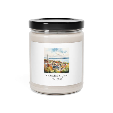 Canandaigua New York Scented Soy Candle, 9oz - Several unique scent options, Perfect Gift
