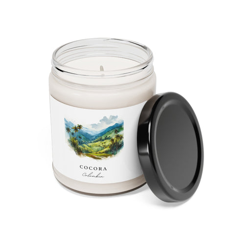Cocora Columbia Scented Soy Candle, 9oz - Several unique scent options, Perfect Gift