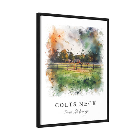 Colts Neck Art Print, Central NJ Print, New Jersey Wall Art, Colts Neck Gift, Travel Print, Travel Poster, Travel Gift, Housewarming Gift