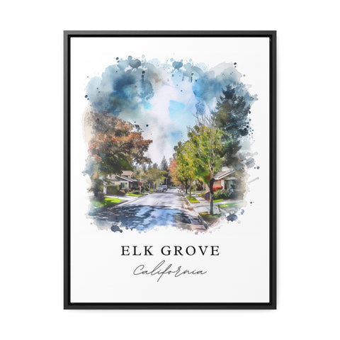 Elk Grove Art Print, Elk Grove Print, California Wall Art, Elk Grove Gift, Travel Print, Travel Poster, Travel Gift, Housewarming Gift