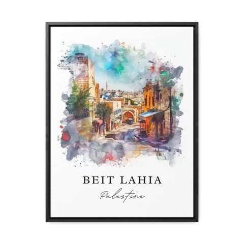 Beit Lahia Art Print, Palestine Print, Beit Lahia Wall Art, Palestine Gift, Travel Print, Travel Poster, Travel Gift, Housewarming Gift