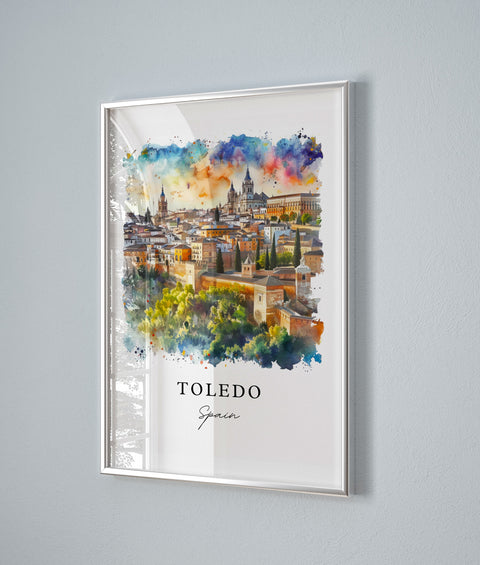 Toledo Spain Art Print, Toledo Print, Toledo Spain Wall Art, Madrid Gift, Travel Print, Travel Poster, Travel Gift, Housewarming Gift