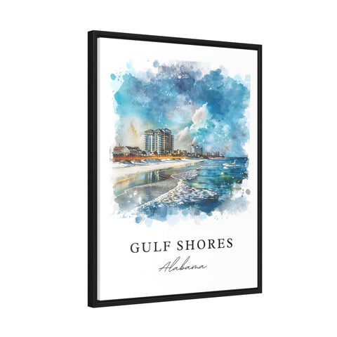 Gulf Shores Art Print, Alabama Print, Gulf Shores Wall Art, Gulf Shores Gift, Travel Print, Travel Poster, Travel Gift, Housewarming Gift