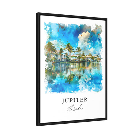 Jupiter FL Art Print, Jupiter Print, Florida Wall Art, Jupiter FL Gift, Travel Print, Travel Poster, Travel Gift, Housewarming Gift