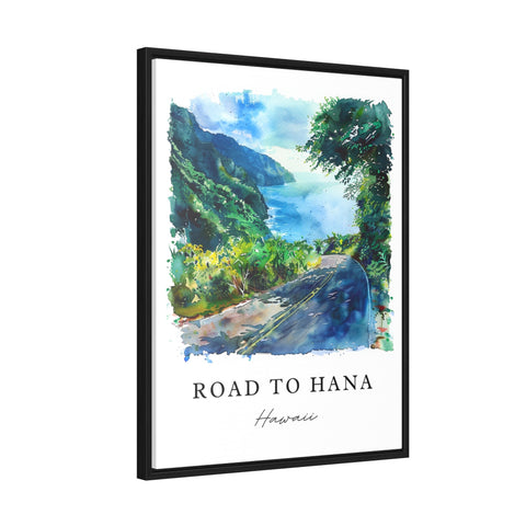 Road to Hana Art Print, Hawaii Print, Road to Hana Wall Art, Maui Gift, Travel Print, Travel Poster, Travel Gift, Housewarming Gift