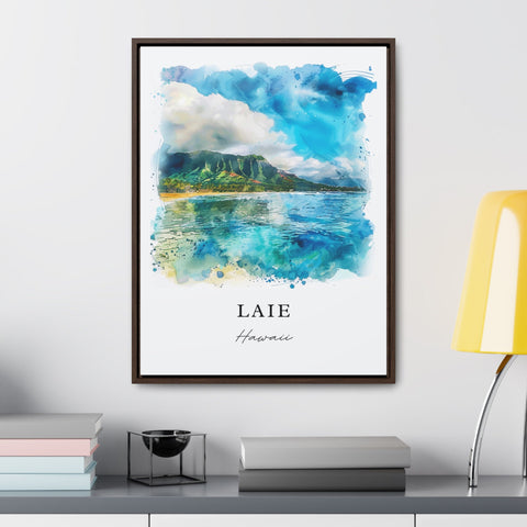 Laie Hawaiii Art Print, Laie Print, Hawaii Wall Art, Laie Gift, Travel Print, Travel Poster, Travel Gift, Housewarming Gift