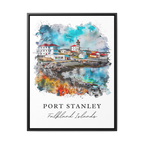Port Stanley Art Print, Falkland Island Print, Stanley Wall Art, Falkland Gift, Travel Print, Travel Poster, Travel Gift, Housewarming Gift