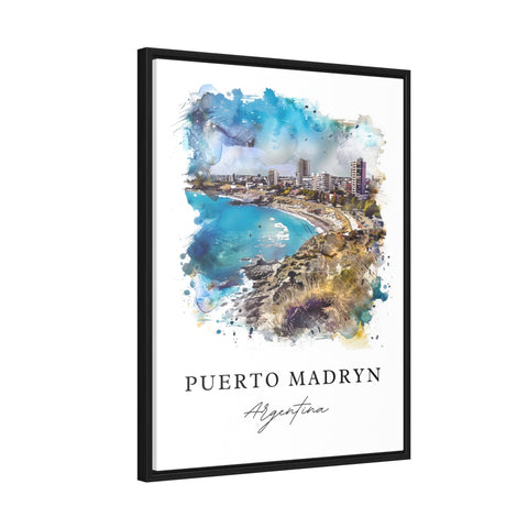 Puerto Madryn Art Print, Argentina Print, Puerto Madryn Wall Art, Madryn Gift, Travel Print, Travel Poster, Travel Gift, Housewarming Gift