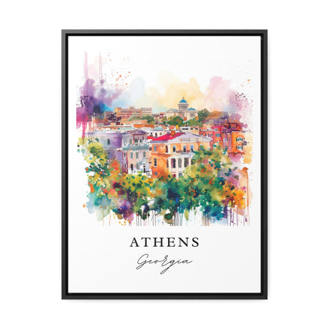 Athens Georgia Art Print, Athens Print, University of Georgia Wall Art, Athens GA Gift, Travel Print, Travel Gift, Housewarming Gift