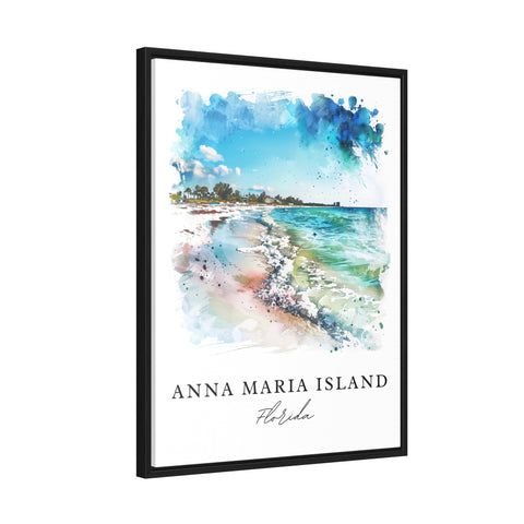 Anna Maria Island Art Print, Anna Maria Island Print, Florida Wall Art, Anna Maria Gift, Travel Print, Travel Poster, Housewarming Gift