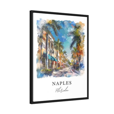 Naples Florida Art Print, Naples Print, Naples FL Wall Art, Naples Gift, Travel Print, Travel Poster, Travel Gift, Housewarming Gift