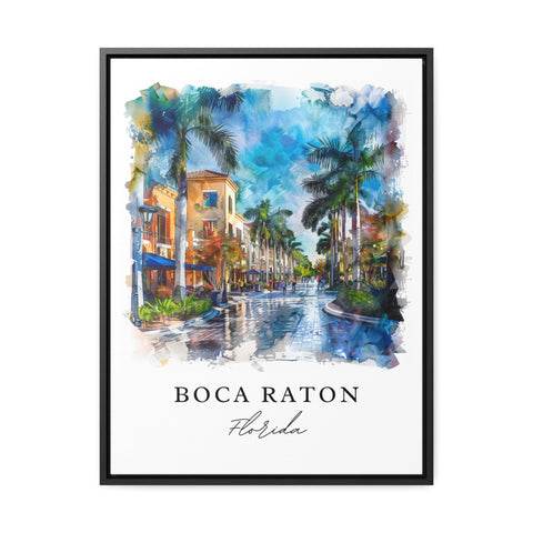 Boca Raton Art Print, Boca Raton Print, Boca Raton Wall Art, Florida Gift, Travel Print, Travel Poster, Travel Gift, Housewarming Gift